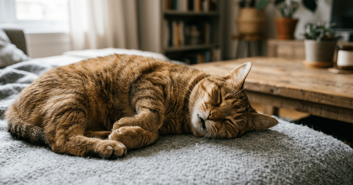 Why Do Cats Snore, Twitch, or Drool in Their Sleep?