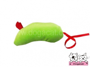 ของเล่นหมา ของเล่นสุนัข ของเล่นน้องหมา ของเล่นแมว ตุ๊กตาหนูแคทนิป สีเขียว