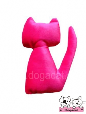 ของเล่นหมา ของเล่นสุนัข ของเล่นน้องหมา ของเล่นแมว ตุ๊กตาแมวแคทนิป สีชมพู