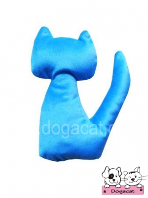 ของเล่นหมา ของเล่นสุนัข ของเล่นน้องหมา ของเล่นแมว ตุ๊กตาแมวแคทนิป สีฟ้า