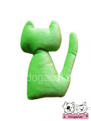 ของเล่นหมา ของเล่นสุนัข ของเล่นน้องหมา ของเล่นแมว ตุ๊กตาแมวแคทนิป สีเขียว